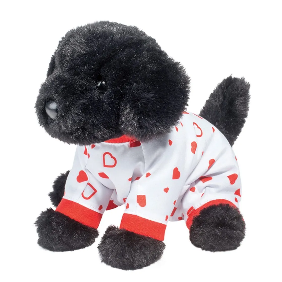 Dogs<Douglas Toys Amore Black Lab Pj Pup With Heart Pajamas