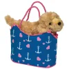 Sassy Pet Saks<Douglas Toys Anchor Heart Sassy Sak With Golden Retriever