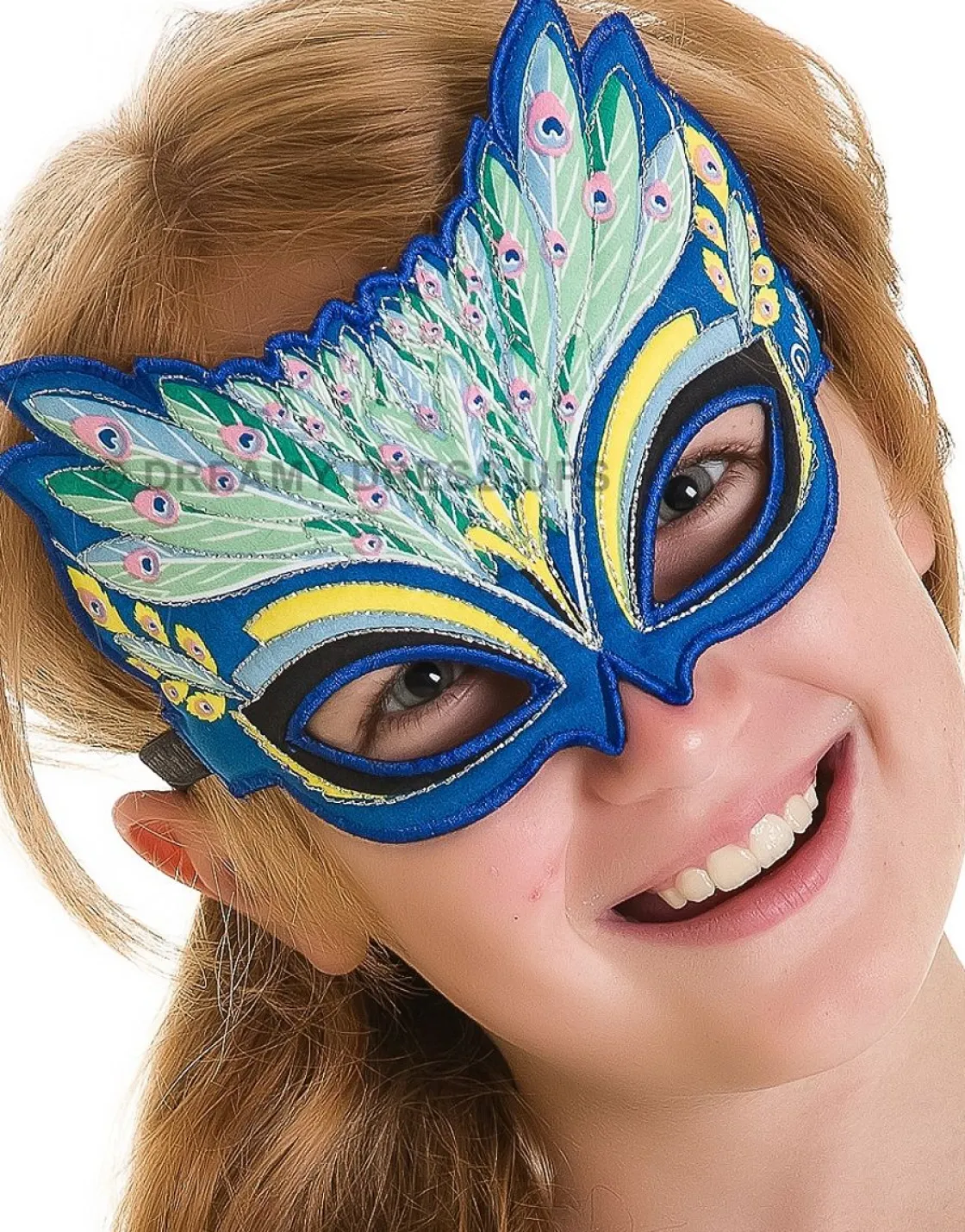 Dreamy Dress-Ups<Douglas Toys Blue Peacock Fantasy Mask