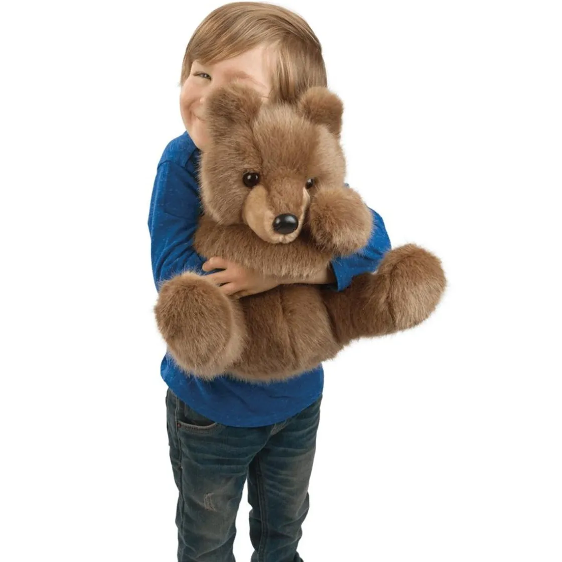 Dlux<Douglas Toys Lincoln Dlux Brown Bear