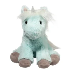 Unicorns & Fantasy Horses<Douglas Toys Mini Bonnie Soft Ice Blue Unicorn