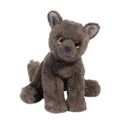 Cats<Douglas Toys Mini Colbie Soft Gray Cat