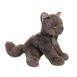 Cats<Douglas Toys Mini Colbie Soft Gray Cat