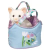 Sassy Pet Saks<Douglas Toys My Little Garden Sassy Sak With White Cat