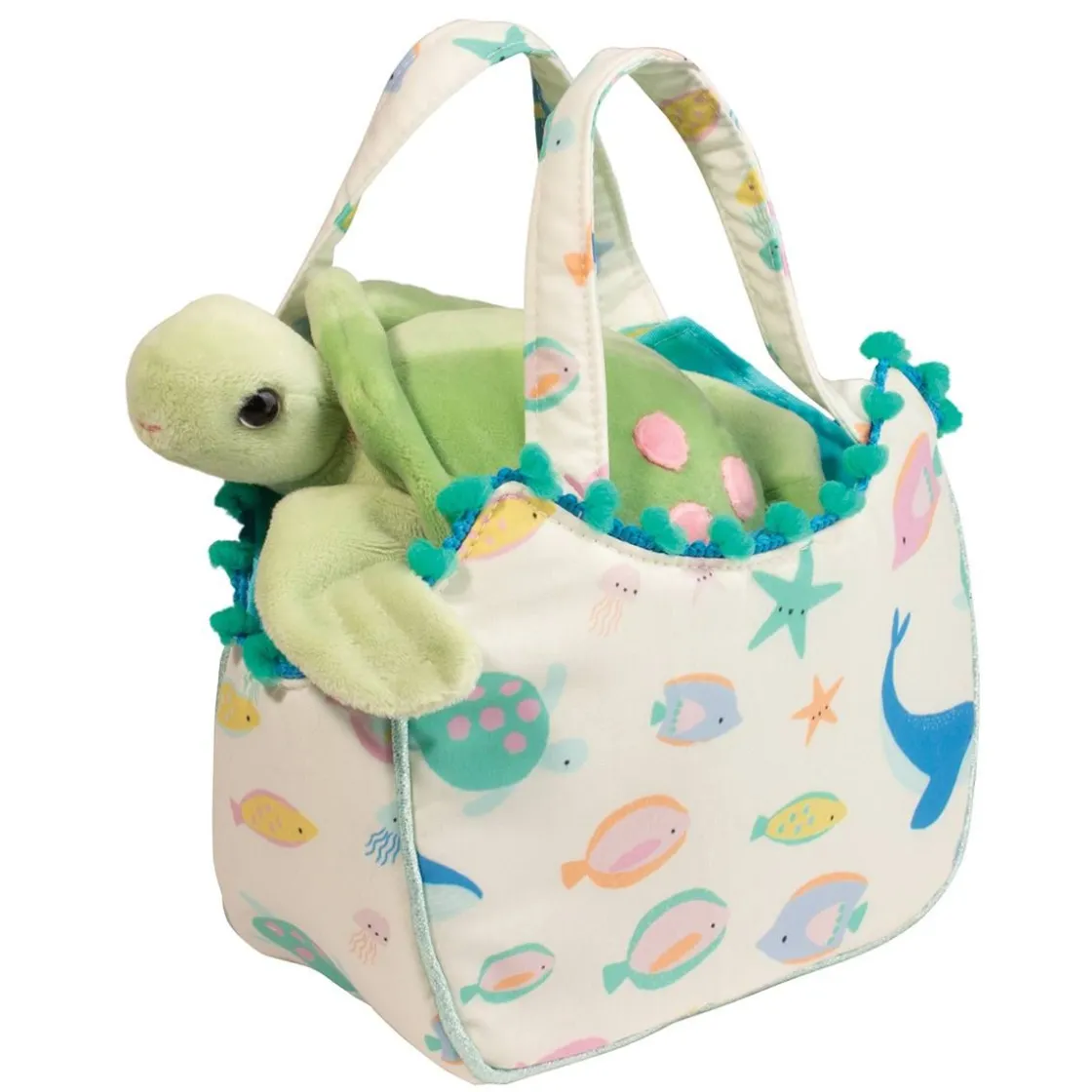 Sassy Pet Saks<Douglas Toys Ocean Friends Sassy Sak With Sea Turtle
