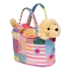 Sassy Pet Saks<Douglas Toys Patchwork Floral Sassy Sak With Golden Retriever