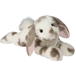 Dlux<Douglas Toys Ramsey Dlux Gray Spotted Bunny
