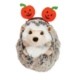 Wildlife<Douglas Toys Spunky Hedgehog With Pumpkin Headband