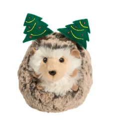 Wildlife<Douglas Toys Spunky Holiday Hedgehog With Tree Headband