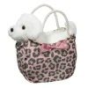 Sassy Pet Saks<Douglas Toys Sweet Leopard Sassy Sak With White Dog