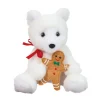 Wildlife<Douglas Toys Sweety Polar Bear With Gingerbread Cookie