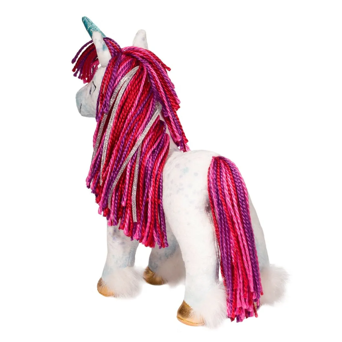 Unicorns & Fantasy Horses<Douglas Toys Uni The Unicorn With Yarn Hair