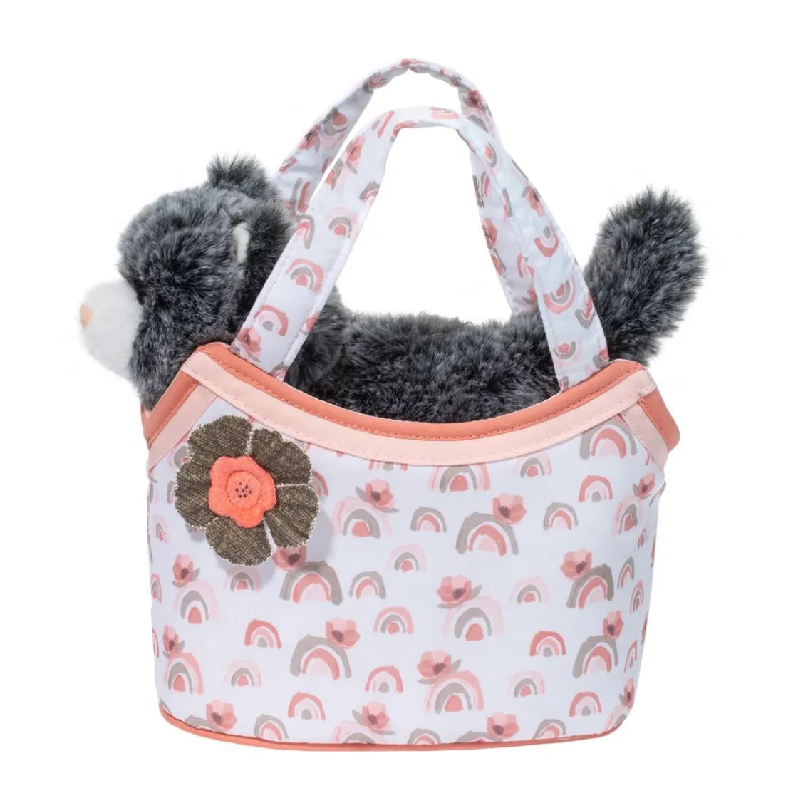 Sassy Pet Saks<Douglas Toys Watercolor Rainbow Sassy Sak With Gray Cat