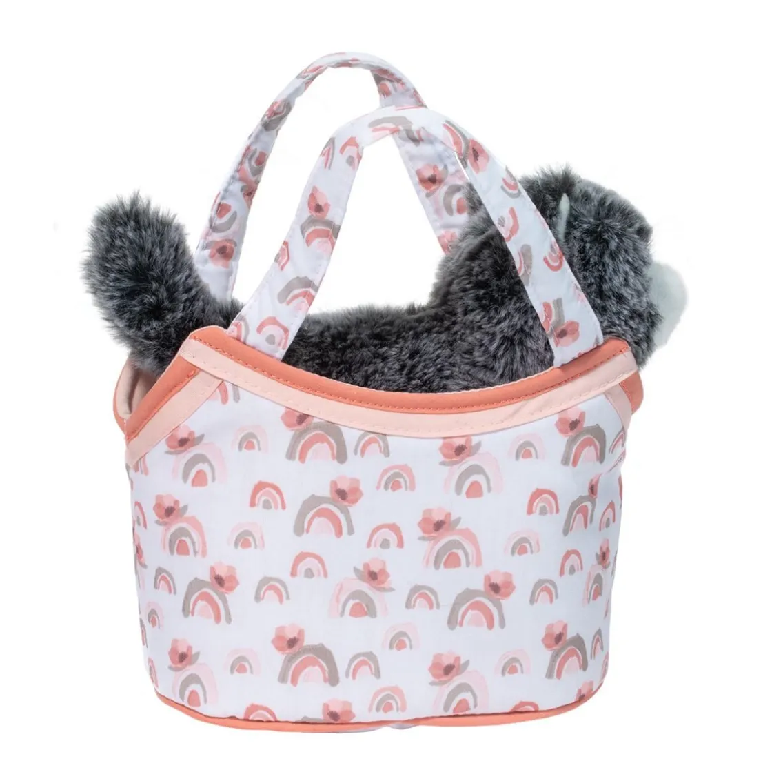 Sassy Pet Saks<Douglas Toys Watercolor Rainbow Sassy Sak With Gray Cat