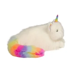 Fantasy Friends<Douglas Toys Ziggy Rainbow Caticorn Fur Fuzzle