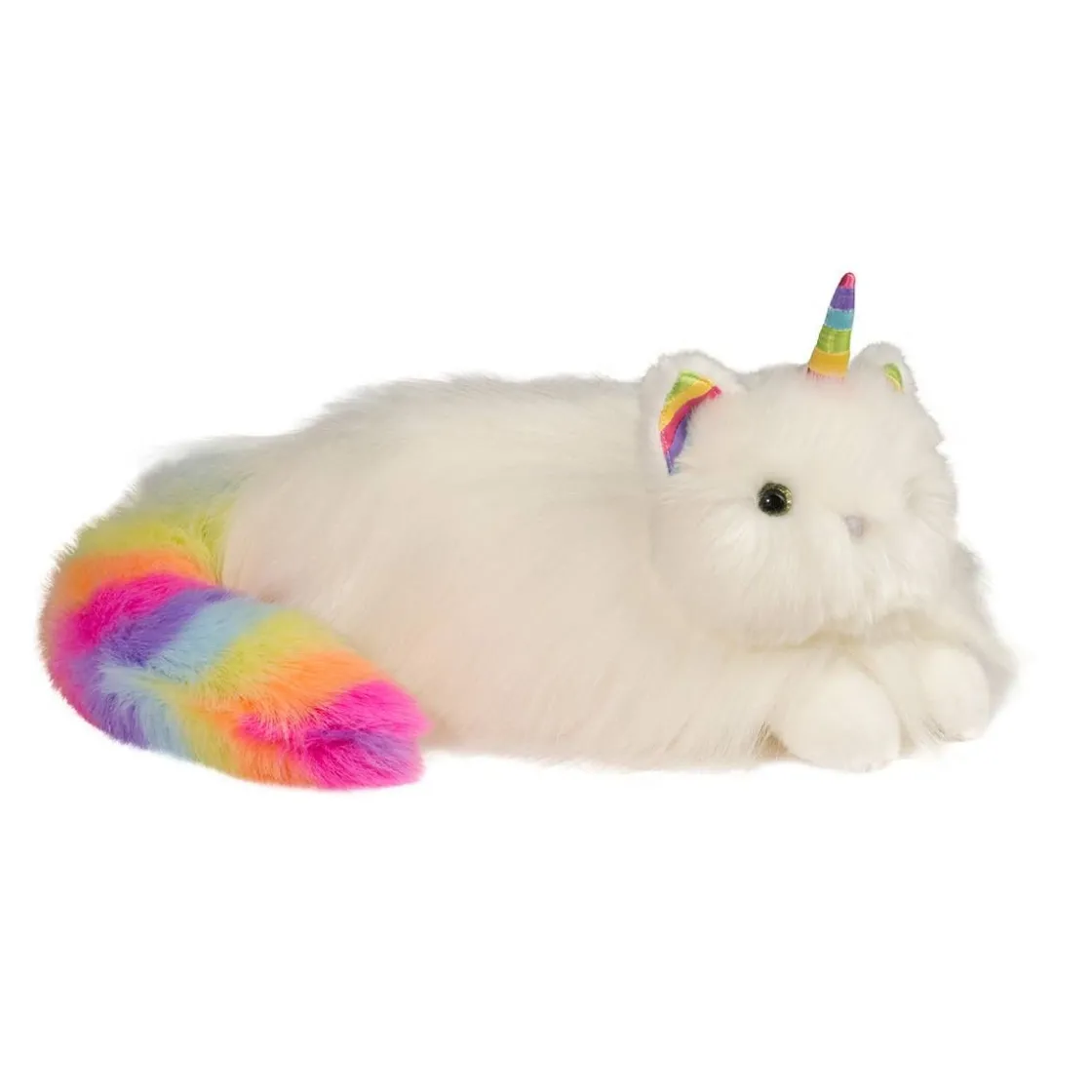 Fantasy Friends<Douglas Toys Ziggy Rainbow Caticorn Fur Fuzzle