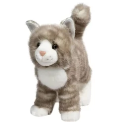 Cats<Douglas Toys Zipper Gray Tabby Cat