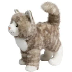 Cats<Douglas Toys Zipper Gray Tabby Cat